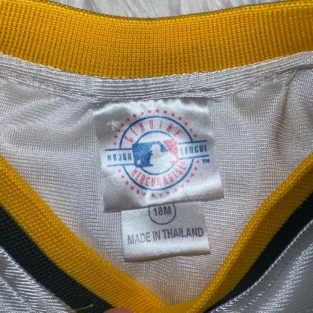 Athletics A’s Major League Authentic Baseball Jersey unisex infant 18M - Picture 3 of 5